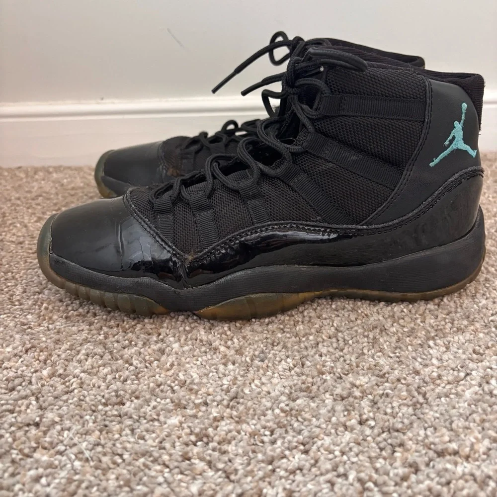 Air Jordan 11 Retro “Gamma Blue” 2013 Black Blue Youth Size 6.5Y 378038-006
